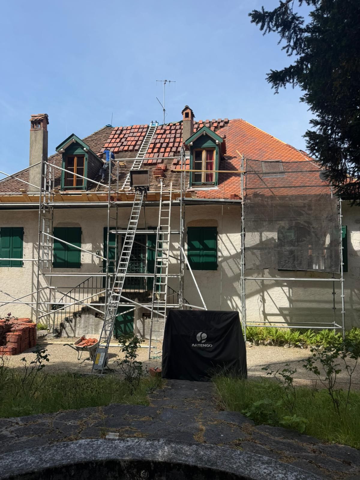 Chantier de couverture à Thonon-les-Bains et alentours