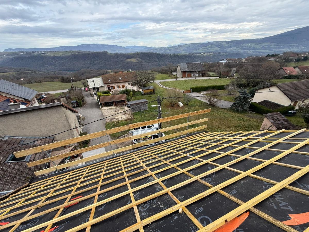 Chantier de couverture à Thonon-les-Bains et alentours